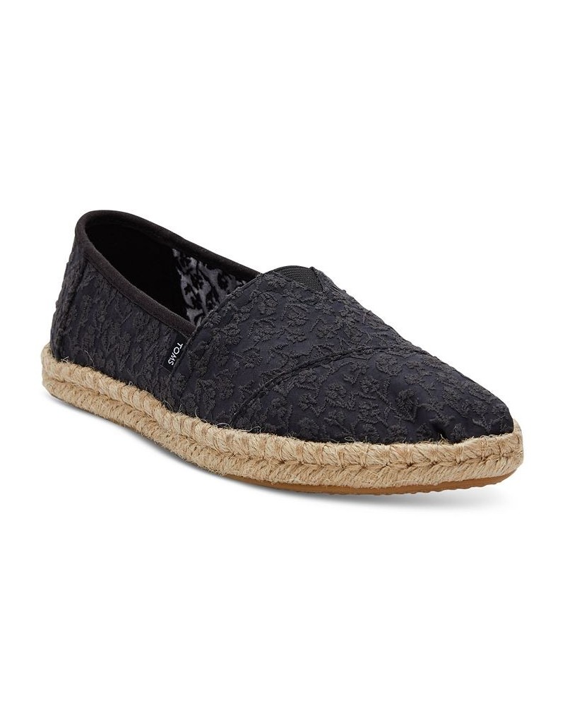 Women's Alpargata Rope Slip-On Flats PD07 $34.50 Shoes