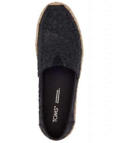 Women's Alpargata Rope Slip-On Flats PD07 $34.50 Shoes