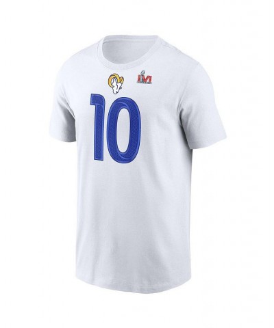 Men's Cooper Kupp White Los Angeles RamsSuper Bowl LVI Bound Name and Number T-shirt $16.40 T-Shirts