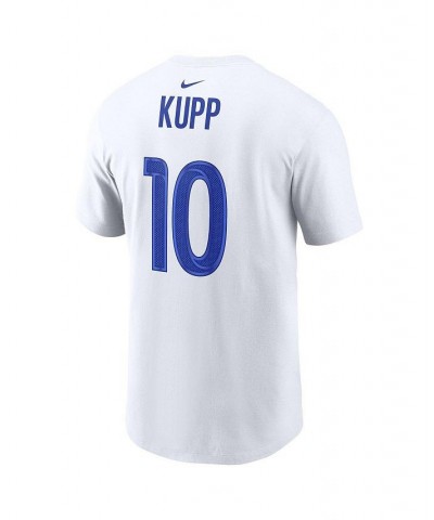 Men's Cooper Kupp White Los Angeles RamsSuper Bowl LVI Bound Name and Number T-shirt $16.40 T-Shirts