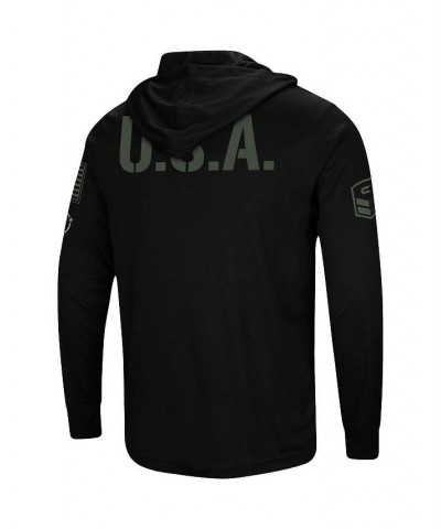 Men's Black Iowa Hawkeyes OHT Military-Inspired Appreciation Hoodie Long Sleeve T-shirt $32.99 T-Shirts