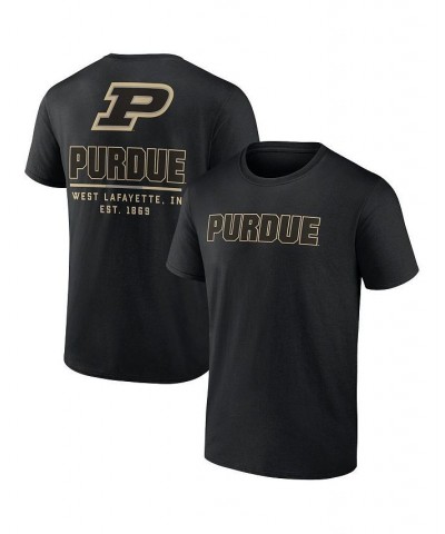 Men's Branded Black Purdue Boilermakers Game Day 2-Hit T-shirt $21.19 T-Shirts