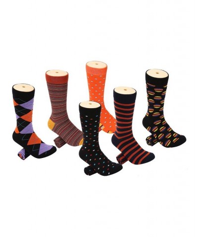 Men's Snazzy Collection Dress Socks Pack of 6 Lilac $13.60 Socks