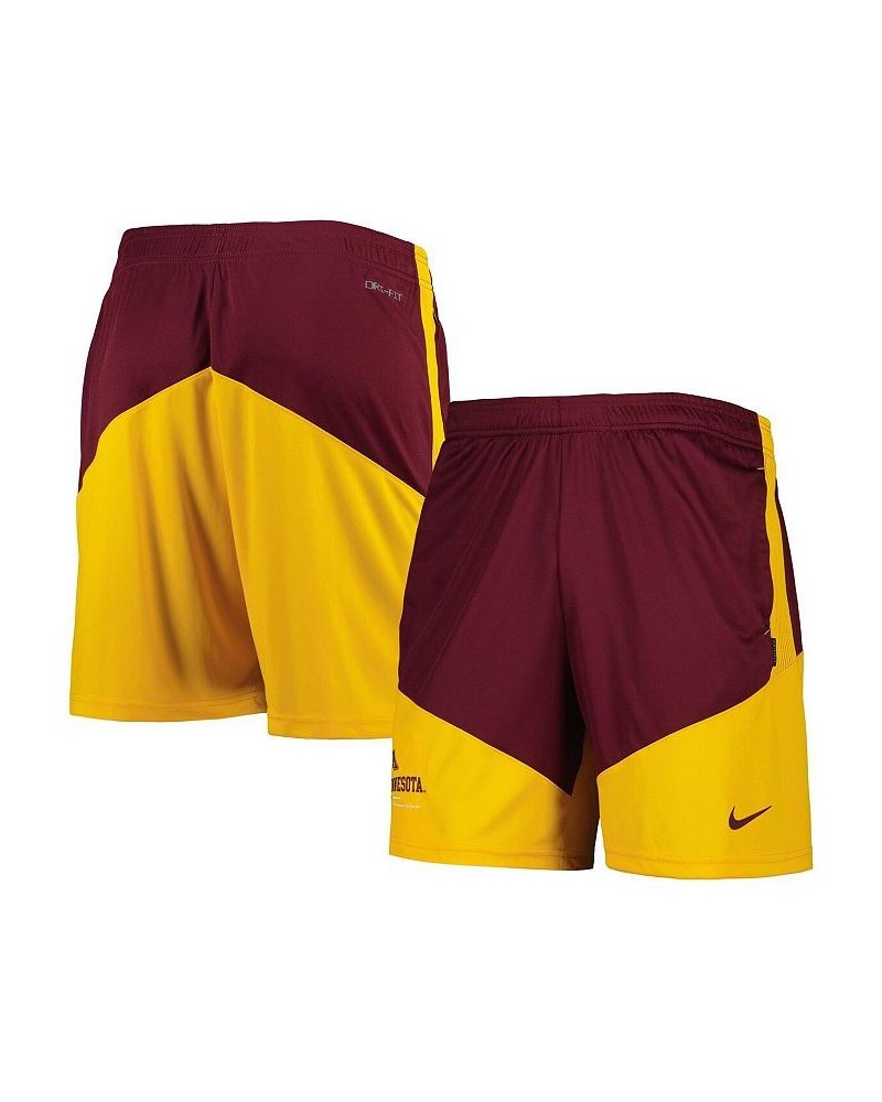 Men's Maroon, Gold Minnesota Golden Gophers Performance Player Shorts $31.89 Shorts