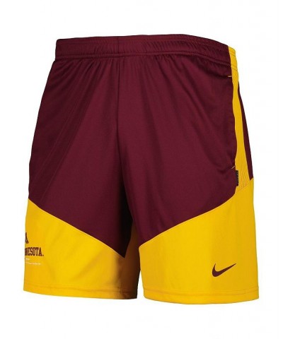 Men's Maroon, Gold Minnesota Golden Gophers Performance Player Shorts $31.89 Shorts