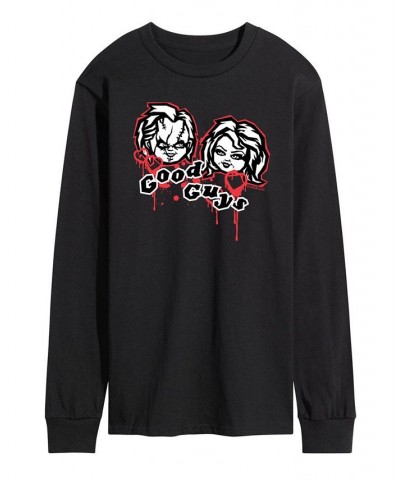 Men's Chucky Good Guys Long Sleeve T-shirt Black $23.10 T-Shirts