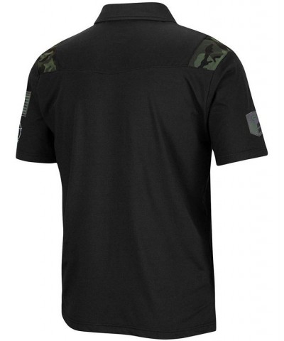 Men's Black Kansas Jayhawks OHT Military Inspired Appreciation Sierra Polo $27.00 Polo Shirts