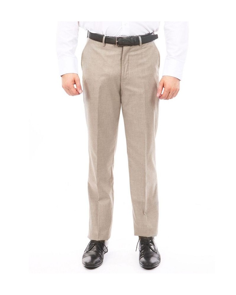 Modern Fit Performance Men's Stretch Dress Pants Tan $48.44 Pants