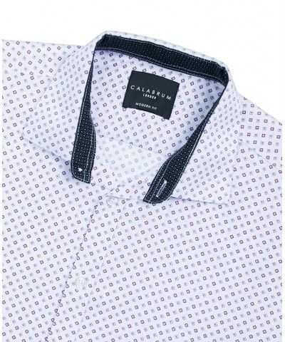 Men's Regular Fit Performance Wrinkle Free Dress Shirt White $13.54 Dress Shirts