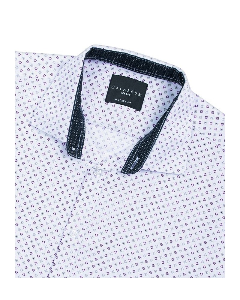 Men's Regular Fit Performance Wrinkle Free Dress Shirt White $13.54 Dress Shirts