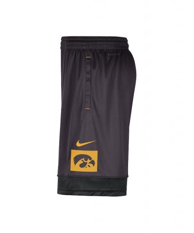 Men's Charcoal Iowa Hawkeyes Performance Fast Break Shorts $28.31 Shorts