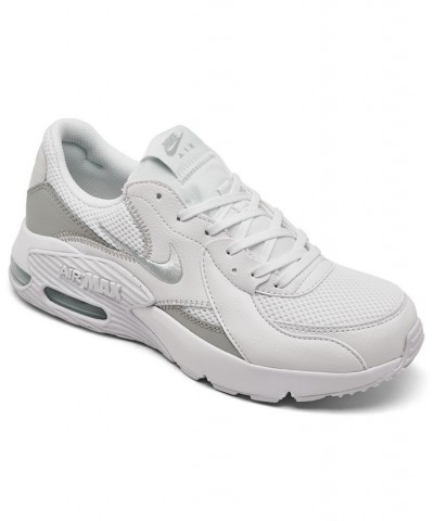 Women's Air Max Excee Casual Sneakers White, Metallic Platinum $47.00 Shoes