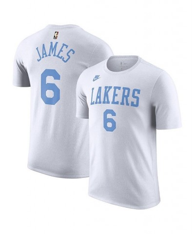 Men's LeBron James White Los Angeles Lakers 2022/23 Classic Edition Name and Number T-Shirt $16.56 T-Shirts