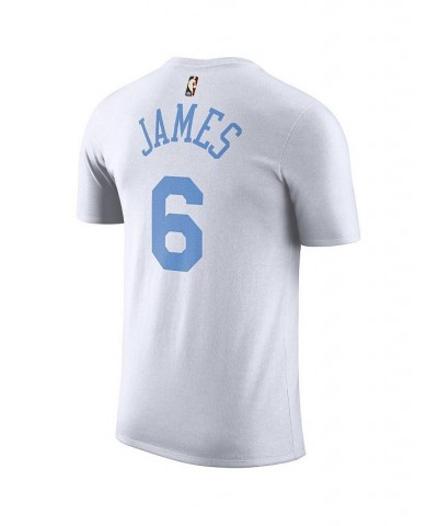 Men's LeBron James White Los Angeles Lakers 2022/23 Classic Edition Name and Number T-Shirt $16.56 T-Shirts