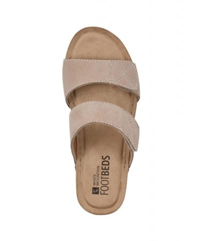 Women's Fervent Platform Sandals Tan/Beige $37.92 Shoes