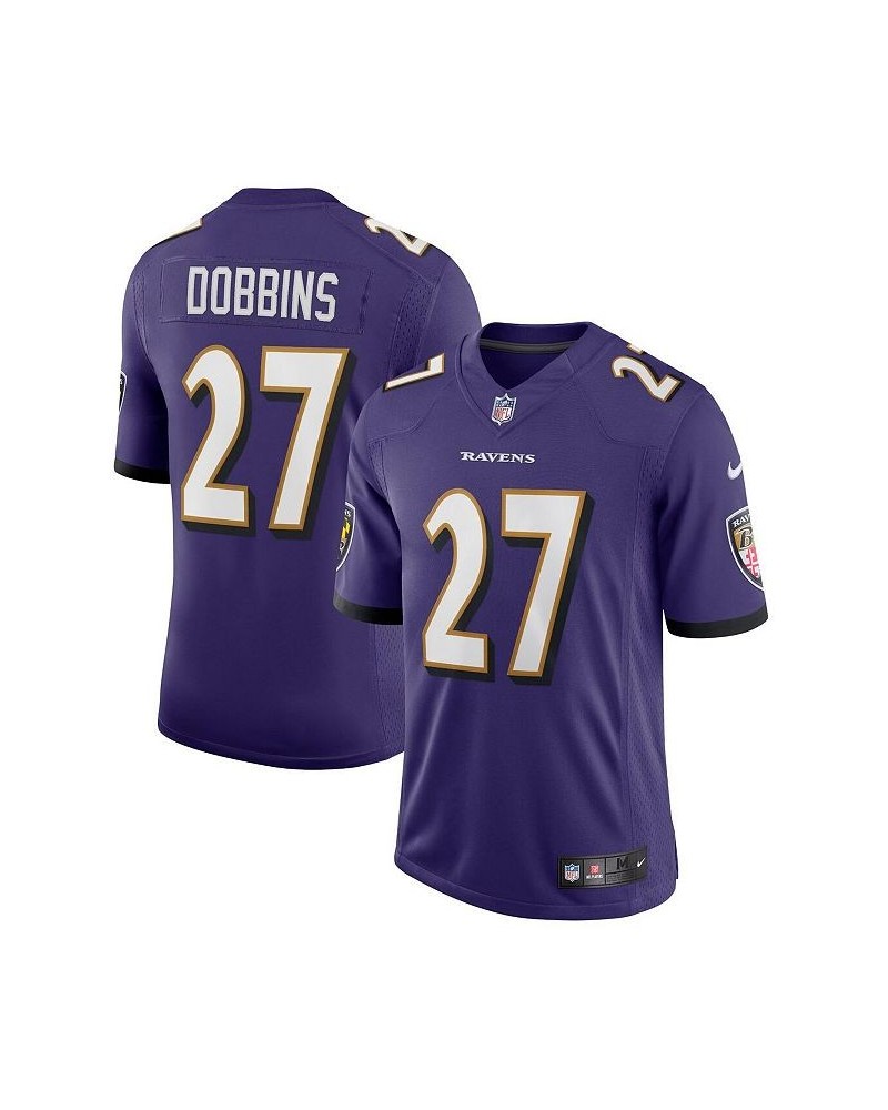 Men's J.K. Dobbins Purple Baltimore Ravens Vapor Limited Jersey $73.10 Jersey