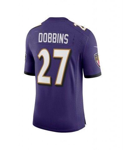 Men's J.K. Dobbins Purple Baltimore Ravens Vapor Limited Jersey $73.10 Jersey