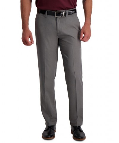 Men's Cool 18 Pro Straight-Fit 4-Way Stretch Moisture-Wicking Non-Iron Dress Pants Gray $22.55 Pants