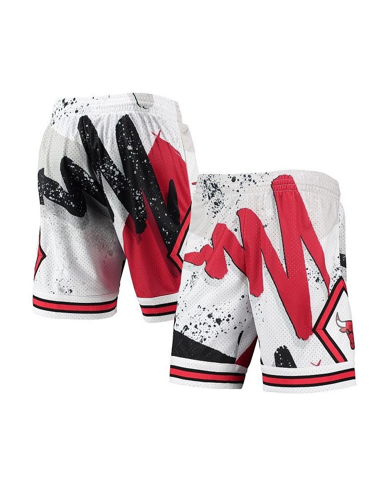 Men's White Chicago Bulls Hardwood Classics 1997 Hyper Hoops Swingman Shorts $35.20 Shorts