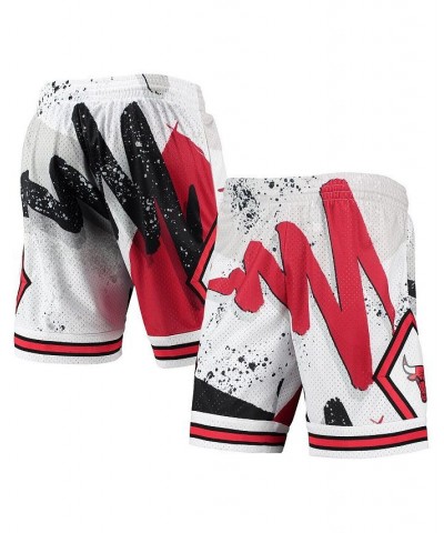 Men's White Chicago Bulls Hardwood Classics 1997 Hyper Hoops Swingman Shorts $35.20 Shorts