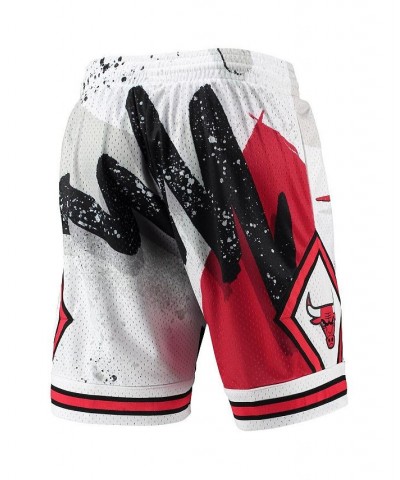 Men's White Chicago Bulls Hardwood Classics 1997 Hyper Hoops Swingman Shorts $35.20 Shorts