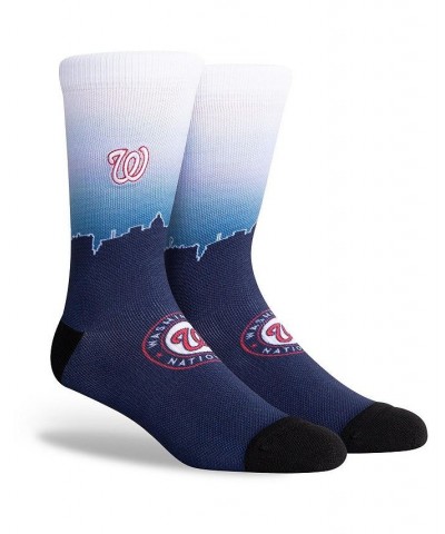 Men's Washington Nationals Sky Crew Socks $13.49 Socks