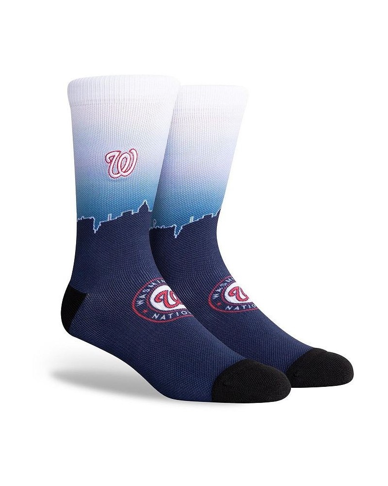 Men's Washington Nationals Sky Crew Socks $13.49 Socks