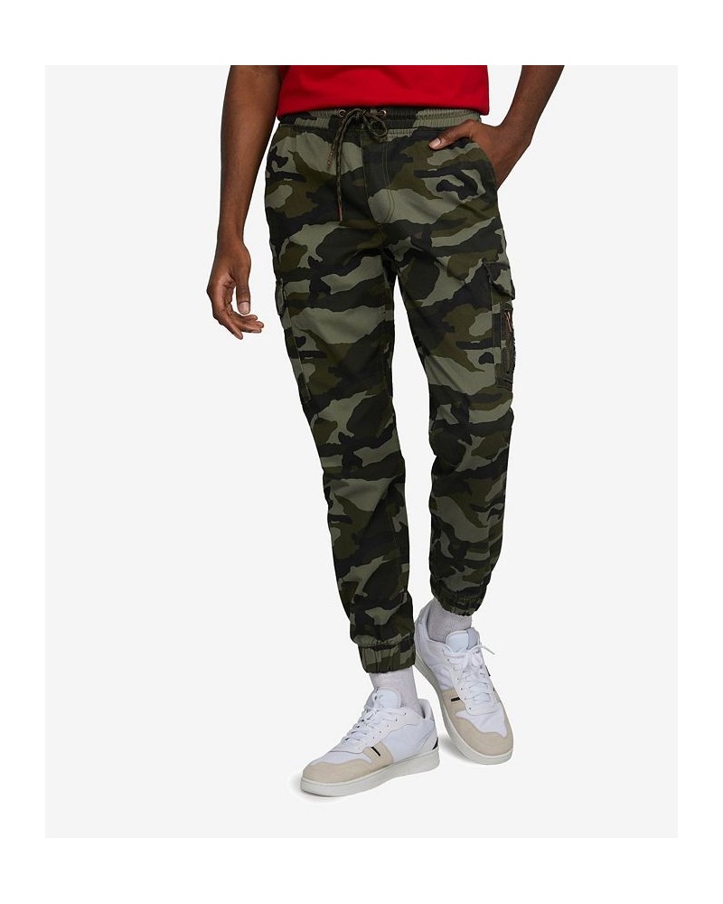 Men's Big and Tall Double Down Cargo Joggers Multi $34.32 Pants