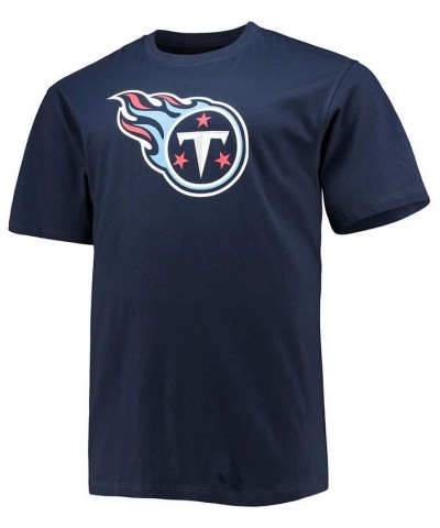 Men's Big and Tall Derrick Henry Navy Tennessee Titans Player Name Number T-shirt $17.22 T-Shirts