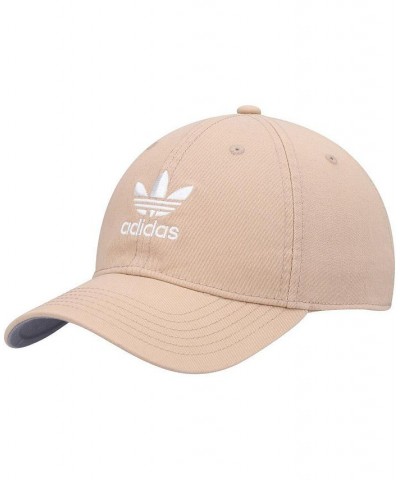 Men's Khaki Pre-Curve Washed Adjustable Hat $19.79 Hats