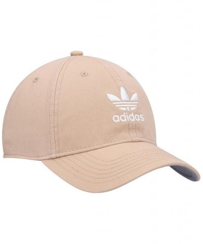 Men's Khaki Pre-Curve Washed Adjustable Hat $19.79 Hats