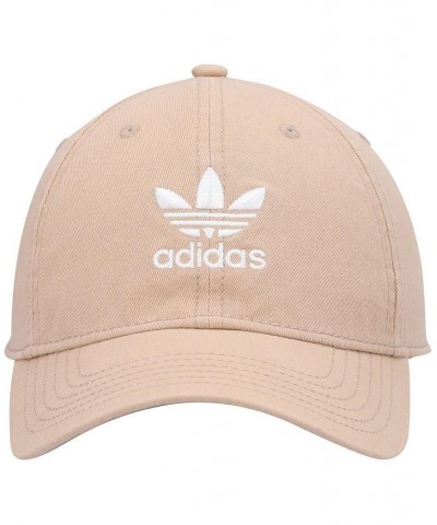 Men's Khaki Pre-Curve Washed Adjustable Hat $19.79 Hats