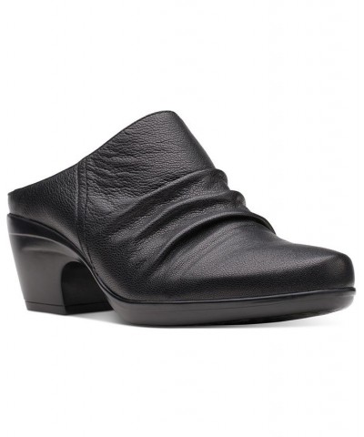 Women's Emily Charm Slip-On Clogs Black $38.85 Shoes