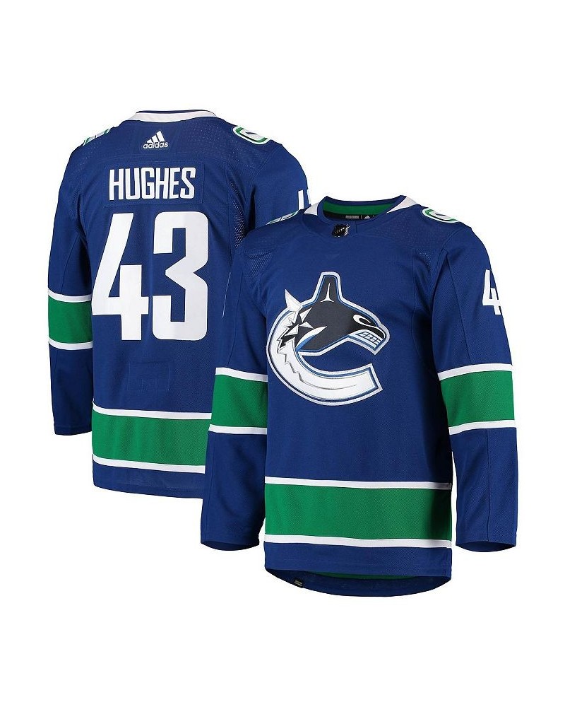 Men's Quinn Hughes Blue Vancouver Canucks Home Authentic Pro Player Jersey $84.00 Jersey