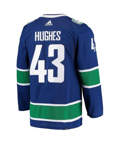 Men's Quinn Hughes Blue Vancouver Canucks Home Authentic Pro Player Jersey $84.00 Jersey