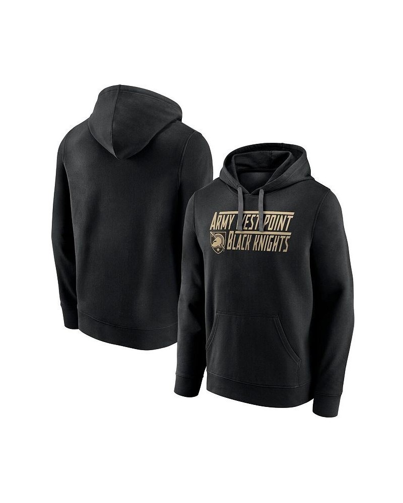 Men's Branded Black Army Black Knights Favorite Longshot Pullover Hoodie $23.96 Sweatshirt