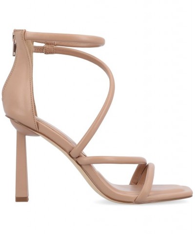 Women's Marza Dress Sandals Tan/Beige $51.99 Shoes