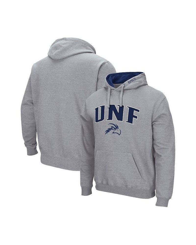 Men's Heathered Gray Unf Ospreys Arch and Logo Pullover Hoodie $27.50 Sweatshirt