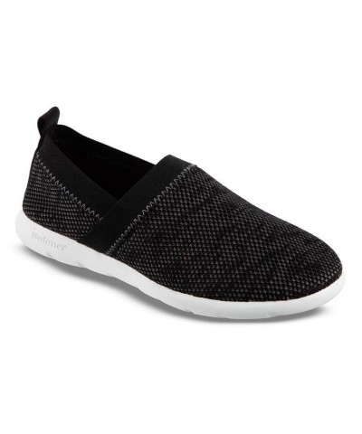 Zenz from Isotoner Women's Indoor/Outdoor Elastic Sport Knit Elastic Slip-Ons Gray $14.84 Shoes