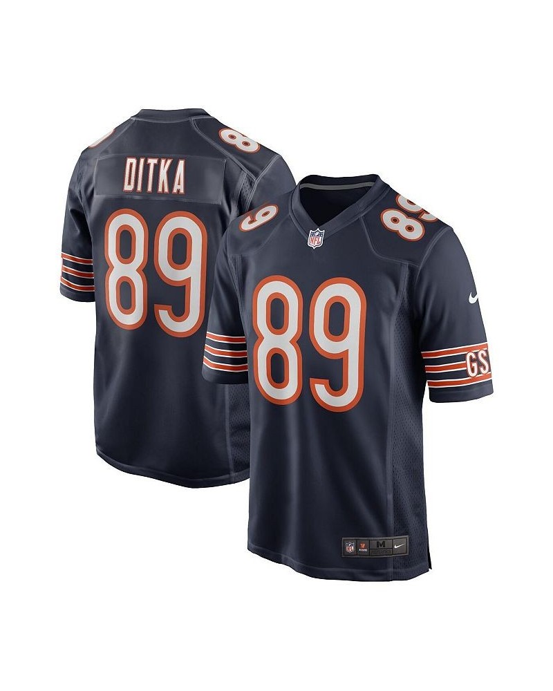 Men's Mike Ditka Navy Chicago Bears Game Retired Player Jersey $50.29 Jersey