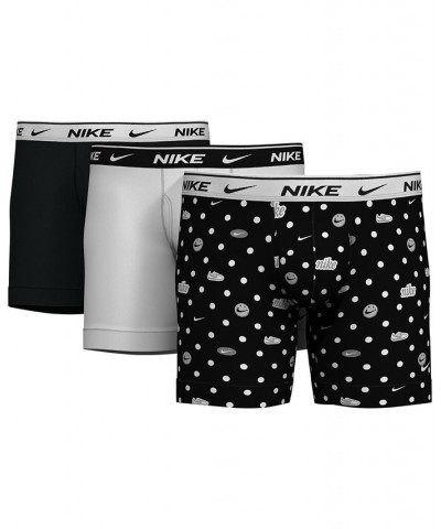 Men's 3-Pk. Dri-FIT Essential Cotton Stretch Boxer Briefs Sneaker Dot Print $27.30 Underwear