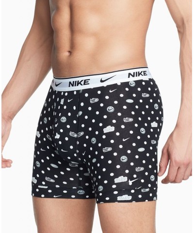 Men's 3-Pk. Dri-FIT Essential Cotton Stretch Boxer Briefs Sneaker Dot Print $27.30 Underwear