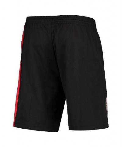 Men's Black Portland Trail Blazers Hardwood Classics 75th Anniversary Swingman Shorts $50.70 Shorts