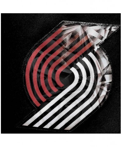 Men's Black Portland Trail Blazers Hardwood Classics 75th Anniversary Swingman Shorts $50.70 Shorts