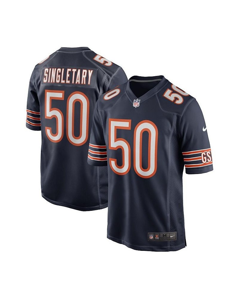 Men's Mike Singletary Navy Chicago Bears Game Retired Player Jersey $41.73 Jersey