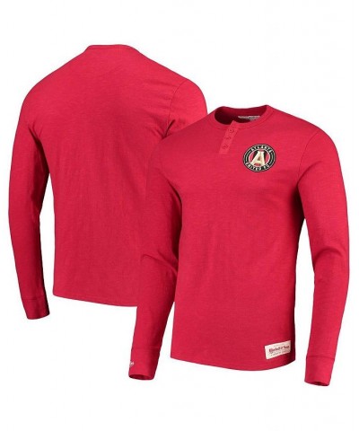 Men's Red Atlanta United FC First Round Pick Long Sleeve T-shirt $37.09 T-Shirts