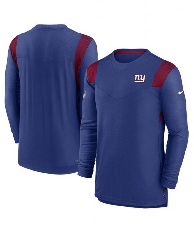 Men's Royal New York Giants Sideline Tonal Logo Performance Player Long Sleeve T-shirt $33.63 T-Shirts