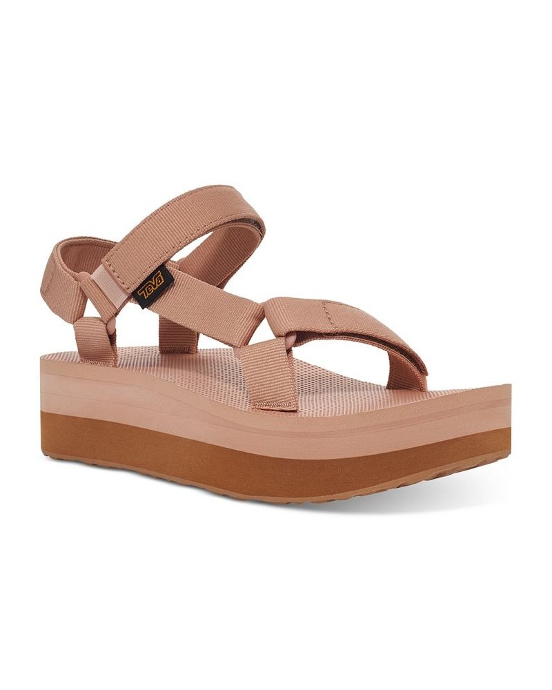 Women's Flatform Universal Sandals PD06 $35.20 Shoes