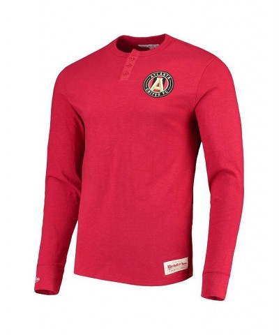 Men's Red Atlanta United FC First Round Pick Long Sleeve T-shirt $37.09 T-Shirts