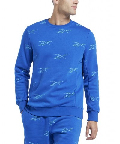 Men's Logo Crewneck Sweatshirt Blue $35.00 Sweatshirt